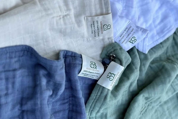 Organic Cotton Muslin Blanket Color Options 02