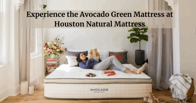 Experience the Avocado Green Mattress at Houston Natural Mattress