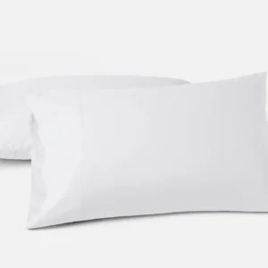 SP25 300TCOrganicPercale Pillowcase Setof2 AlpineWhite 3857 1 1
