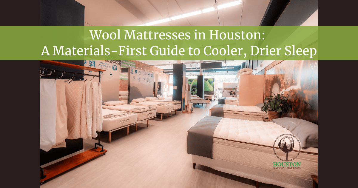 Wool Mattresses in Houston: A Materials-First Guide to Cooler, Drier Sleep